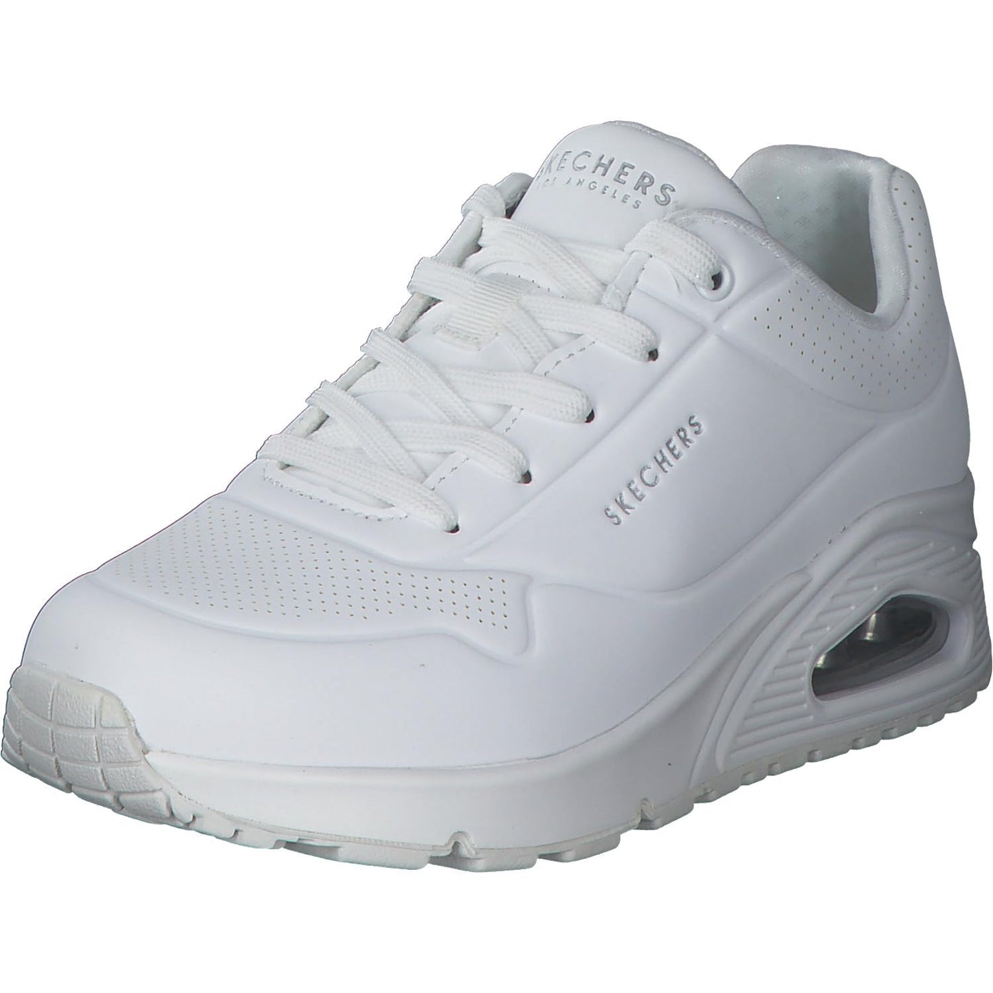 Skechers Women's Uno-Stand on Air Sneaker, White/White, 7