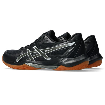 ASICS Men's Gel-Rocket 12 Volleyball Shoes, 14, Black/Gunmetal