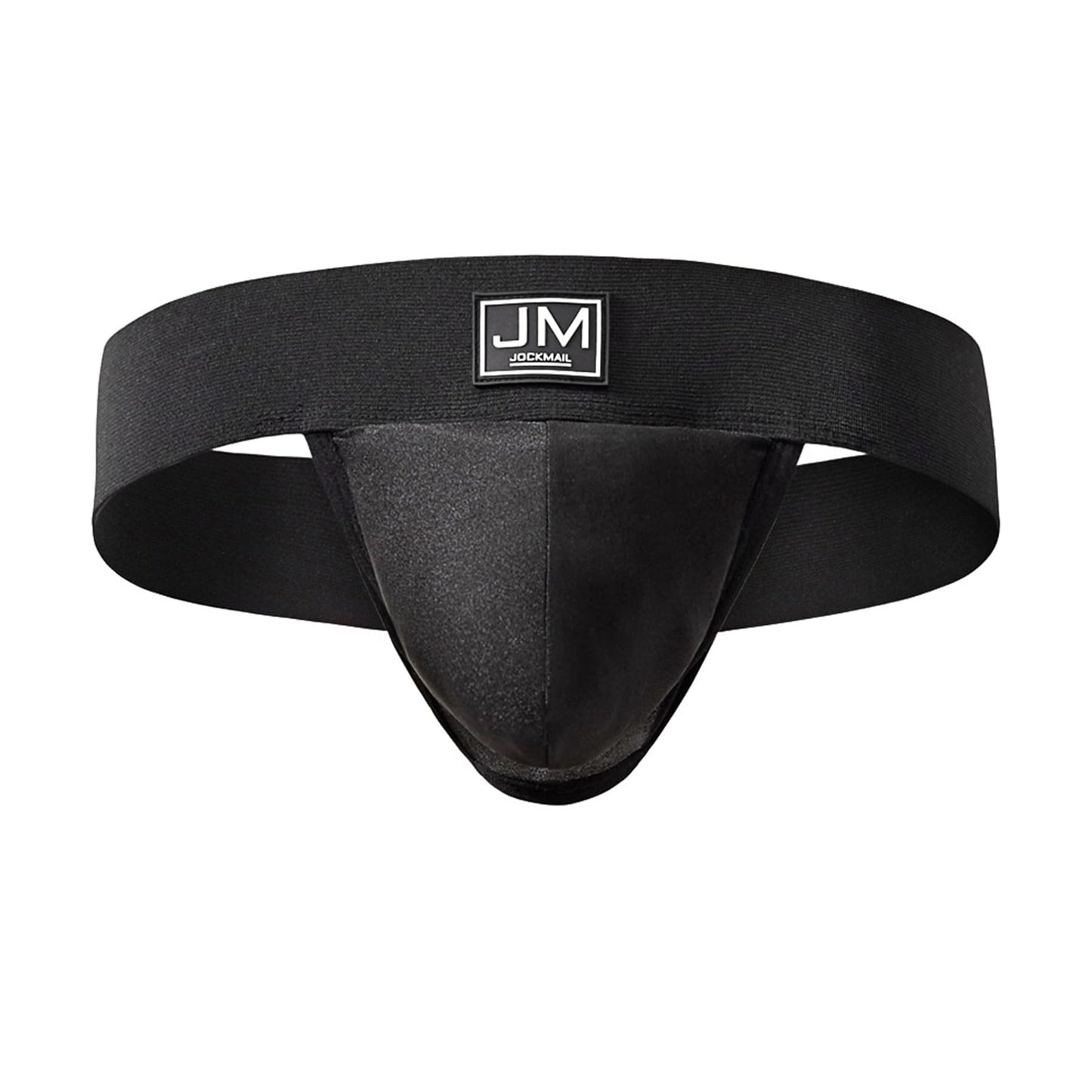 JOCKMAIL Men's Jockstrap Underwear Pouch Jock Strap Athletic Supporter with Stretch Pouch & Elastic Waistband (US, Alpha, Medium, Regular, Regular, 2, PINK+BLACK)