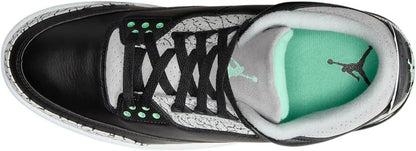 Nike Air Jordan 3 Retro Black/Green Glow Wolf-Grey (CT8532 031) - Size 7.5