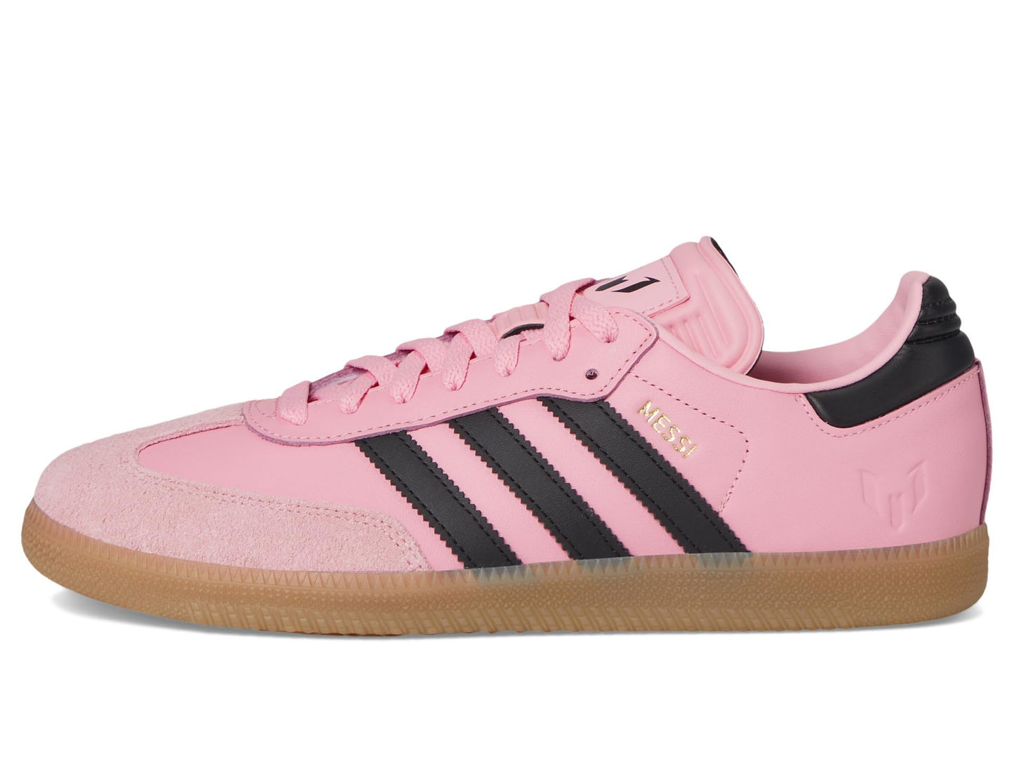 Adidas Men's Samba Messi Light pinkCore Black/GUM4 6 US