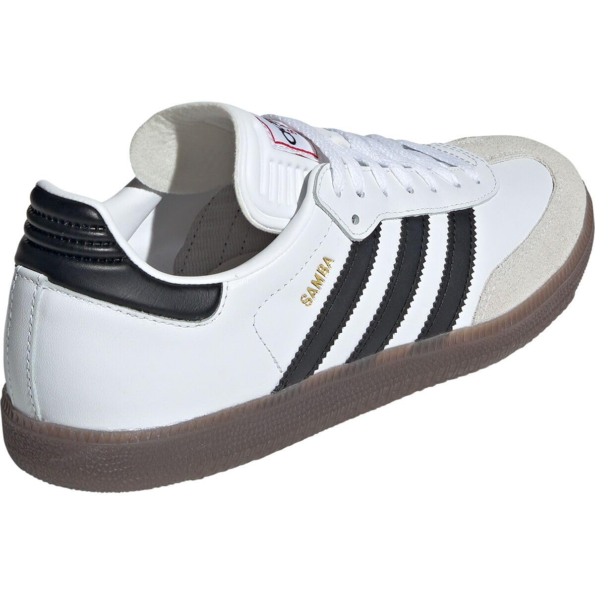 Adidas Unisex-Adult Samba Indoor, White/Black/Vivid Red, 7