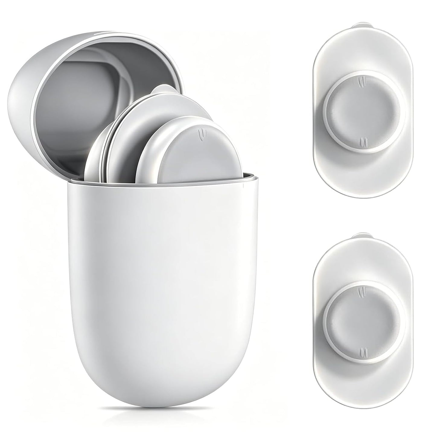 tebazoew Relivex Muscle Massage, Wireless & Compact with Charging Case, Perfect for Office, Gym, Travel(White)