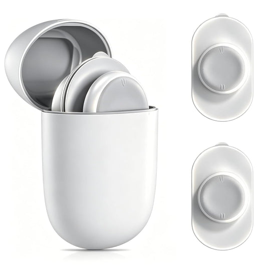 tebazoew Relivex Muscle Massage, Wireless & Compact with Charging Case, Perfect for Office, Gym, Travel(White)