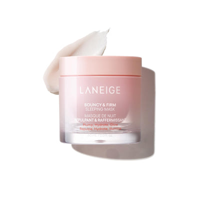 LANEIGE Bouncy and Firm Sleeping Mask: Revitalize, Smooth, Peony & Collagen Complex, Barrier-Boosting Hydration