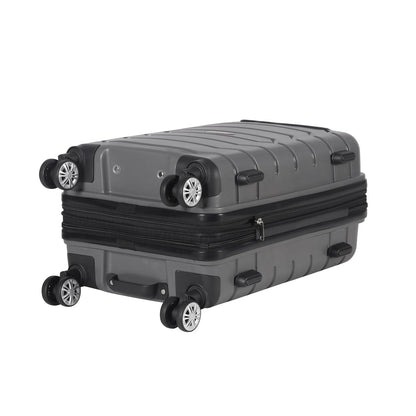 WITIS Wine Travel Luggage for 6-Bottle. Unbreakable Insulated Bag & Ice Pocket, TSA Lock, Spinner Wheels, Expandable (DG, 6)