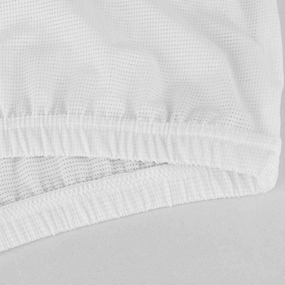 Men's Split Side Short Shorts Sexy Breathable Large Split Sides Mesh Athletic Shorts White XL