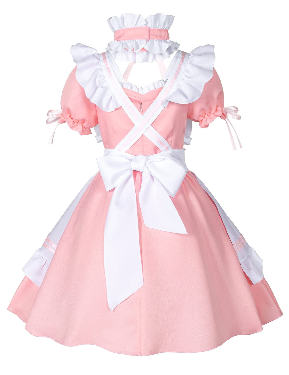 Anime French Maid - Sissy Outfit  Lolita Fancy Dress Cosplay Costume - Gloves Socks Set