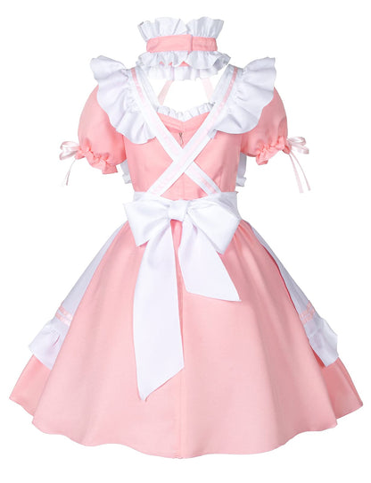 Anime French Maid - Sissy Outfit  Lolita Fancy Dress Cosplay Costume - Gloves Socks Set