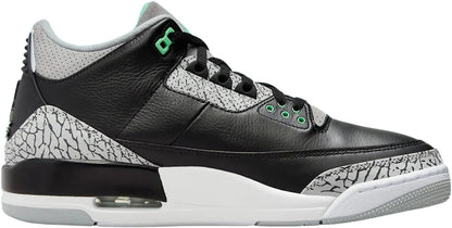 Nike Air Jordan 3 Retro Black/Green Glow Wolf-Grey (CT8532 031) - Size 7.5