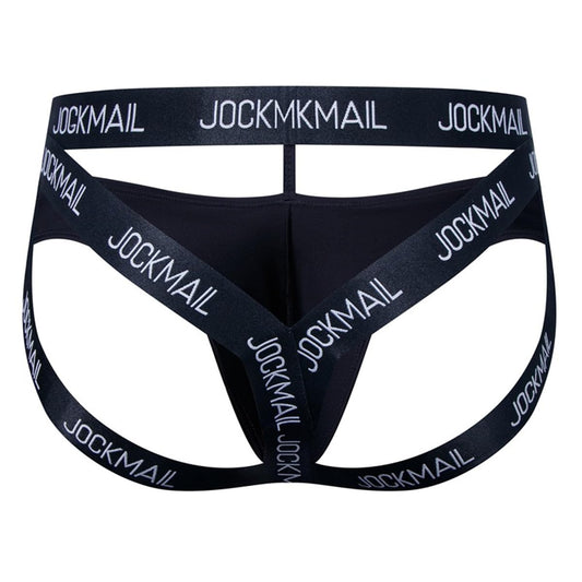 Mens Mesh Jockstrap Breathable Athletic Supporters Mens Thongs Jock Strap Male Underpants (X-Large, 254black)