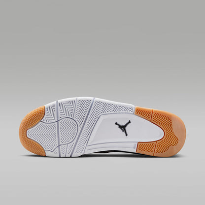 Air Jordan 4 RM Men's Shoes (White/Neutral Grey/Gum Medium Brown/Black) Size 9.5