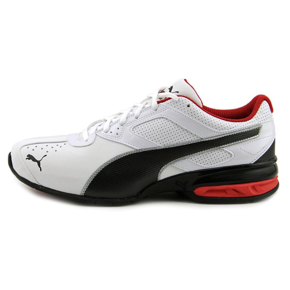 PUMA Men's Tazon 6 FM Shoes, PUMA White/Silver, 12 M