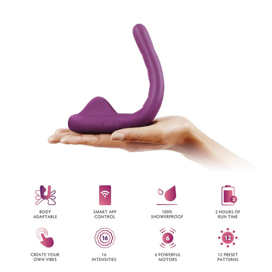 Crescendo 2 | Flexible Vibrator for Women's Intimate Wellness | Adaptive Fit, Precision Vibration & App Control.