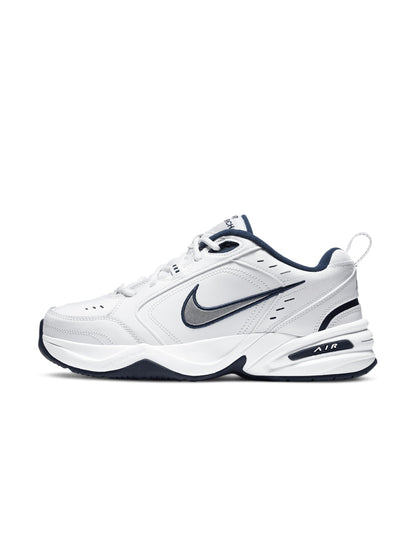 NIKE AIR MONARCH IV (MENS) - 6.5 White/Metallic Silver