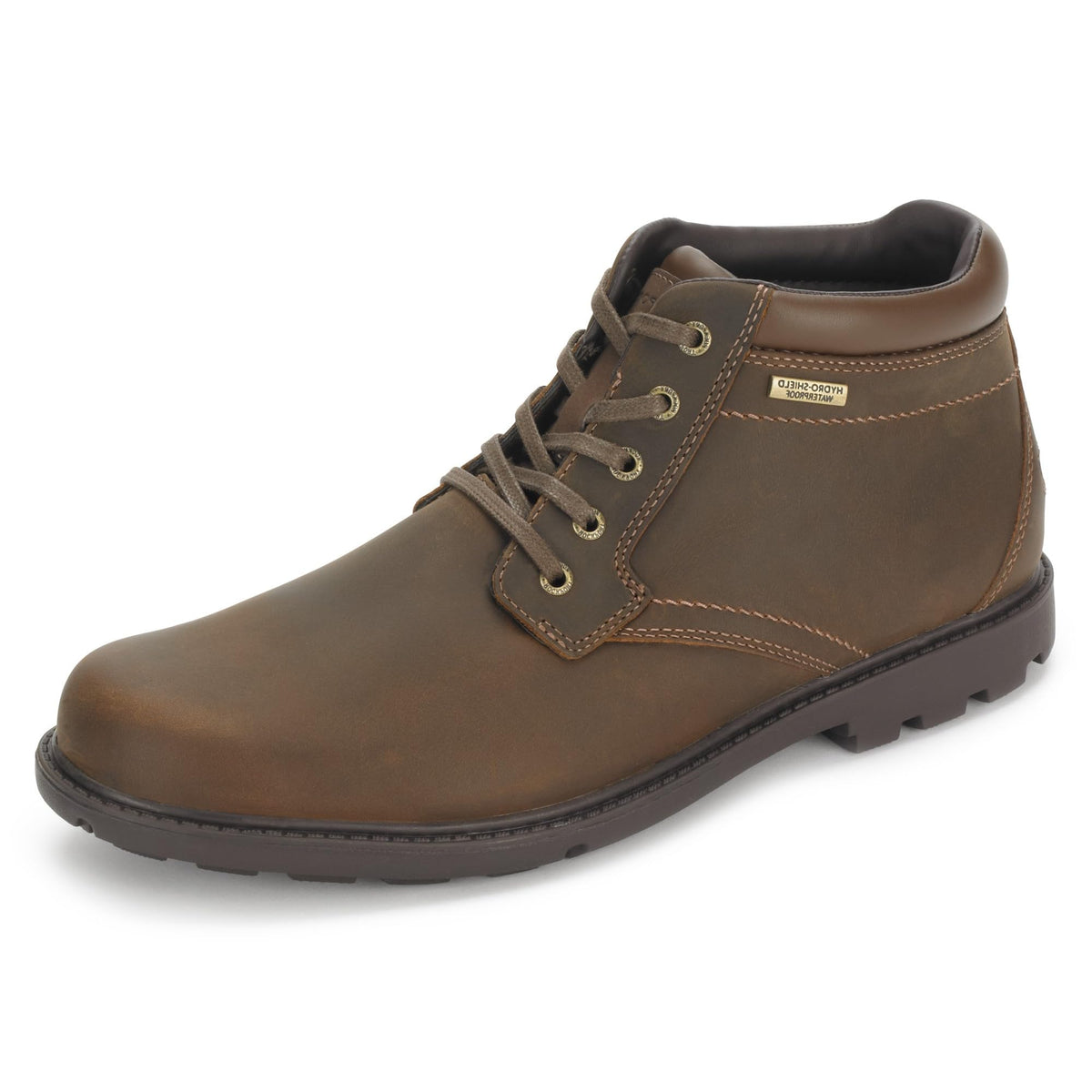 Rockport Men's Storm Surge Waterproof Plain Toe Boot, Tan, 10 Medium