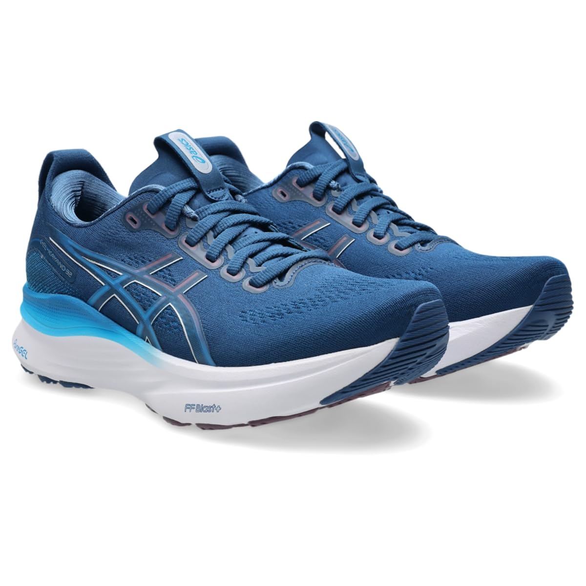 ASICS Women's Gel-Kayano 32 Running Shoes, 5.5, Twilight Blue/Velvet Purple