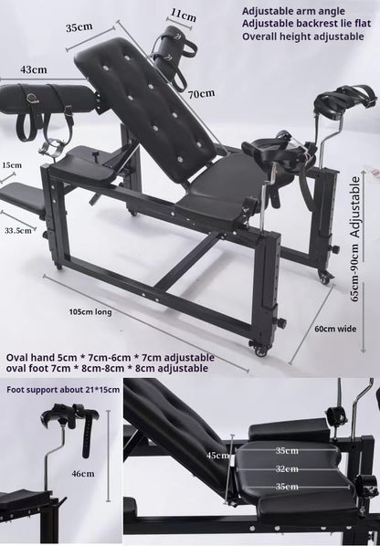 Bondage Sex Furniture,Sex Chair,Sex Swing,BDSM Sex Toys for Men, Women and Adult Couples,Optional Sex Machine. (Sex Large Chair&Silent Sex Love Machine)