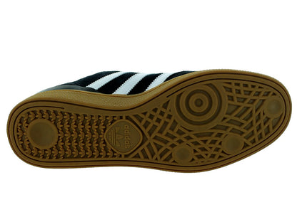 adidas Originals Men's Busenitz Sneakers, Black/White/Metallic Gold, 7.5