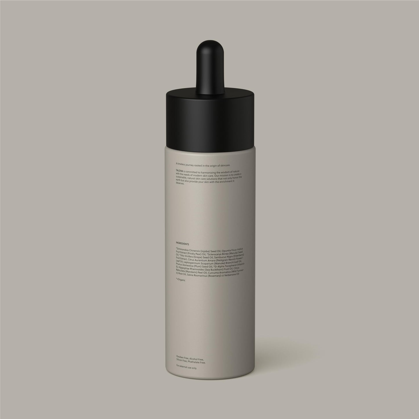 TALOVA - Botanical Elixir 2oz, Botanical Face Oil Moisturizer, Natural & Clean Anti Aging Hydrating Facial Oil with Jojoba, Vitamin E & C Serum, Treats Fine Lines & Wrinkles, Dark Spots Corrector
