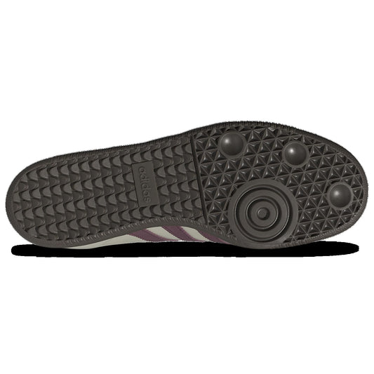 adidas Samba OG Men's Sneaker (Putty Grey Maroon, 11)
