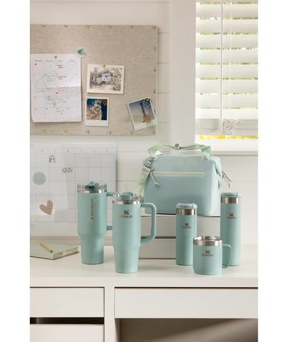 Stanley AeroLight Transit Bottle 20 oz | Locking Drink Through Lid | Leak Resistant Water Bottle or Coffee Travel Mug | Lightweight Insulated Stainless Steel | BPA-Free | Seafoam
