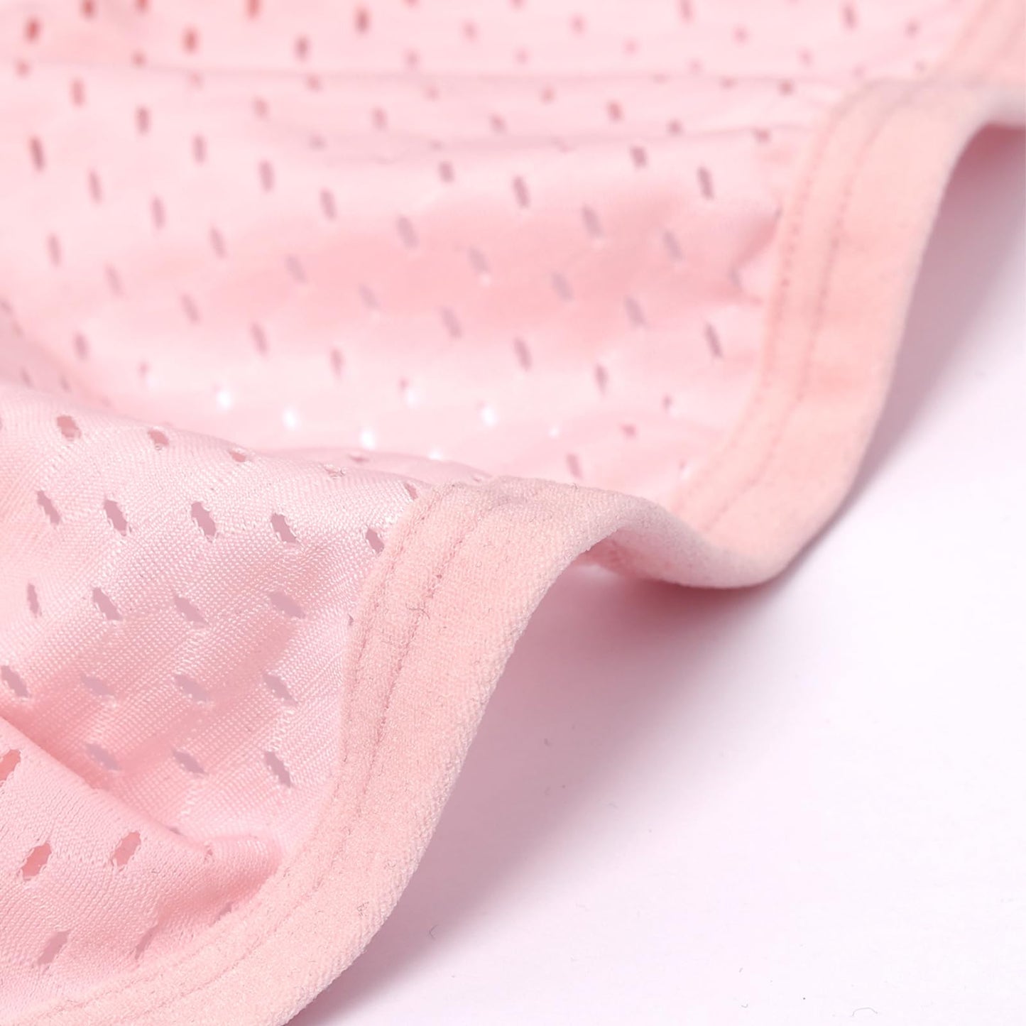 WEIMZC Ice Silk Men’s Sexy Thong Underwear – Breathable Mesh G String with “Sweet” Embroidery, Soft Sexy Lingerie Briefs for Men（DPink-M）