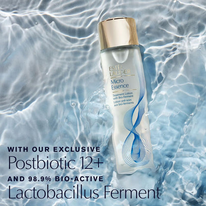Estée Lauder Micro Essence Treatment Lotion with Bio-Ferment | Toner for Face | Skin Barrier Repair, 3.4 Fl Oz
