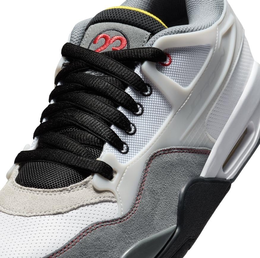 Men's Air Jordan 4 RM PRM White/Fire Red-Black (IB8052 100) - 9.5