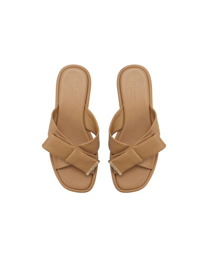 Ted Baker Women's Spencer Flat Sandal, Beige, 7