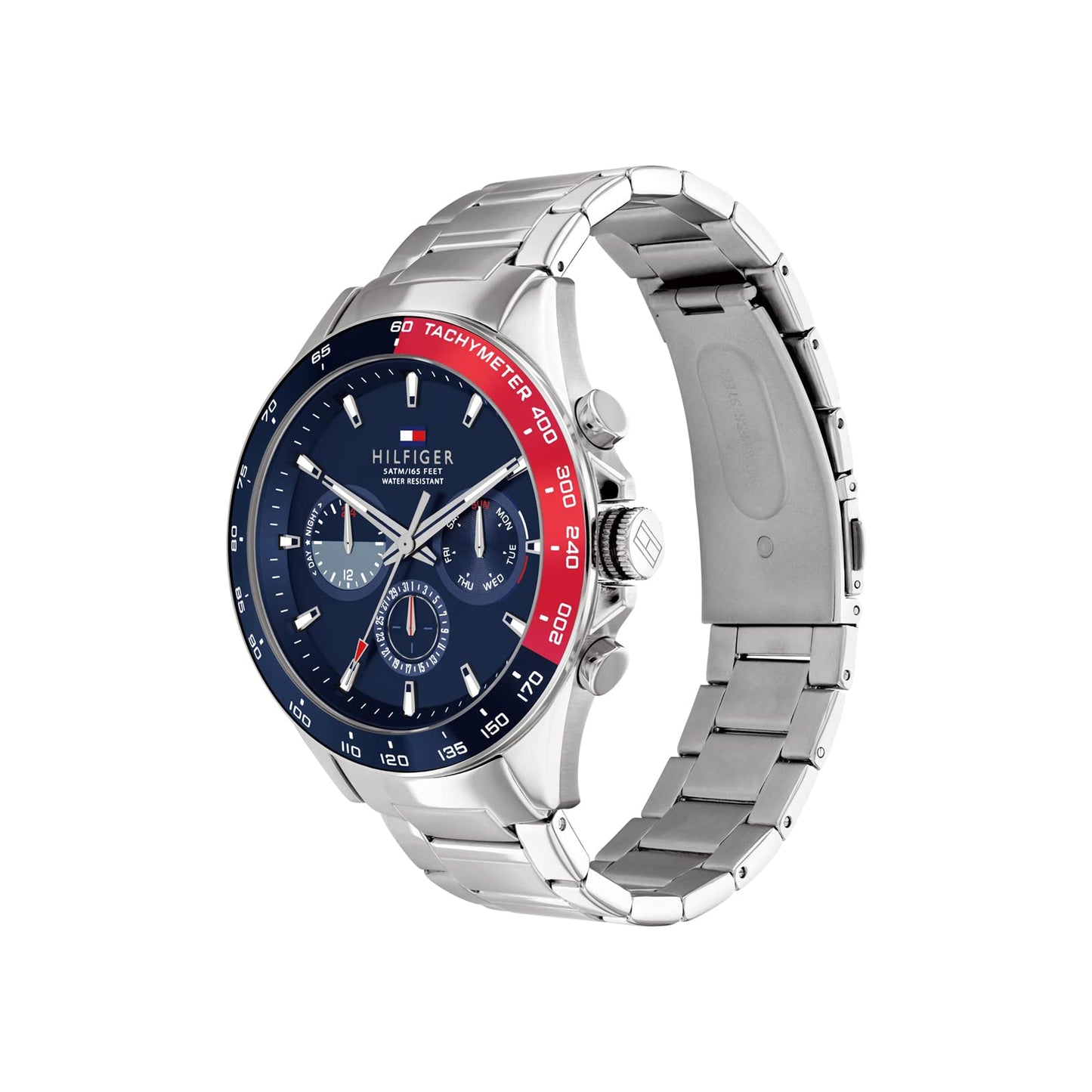 Tommy Hilfiger Men's Quartz 1791968 Stainless Steel Bracelet Watch, Color: Blue