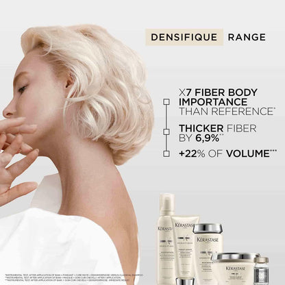 KÉRASTASE Densifique Densité Shampoo, Thickening & Strengthening Shampoo, Removes Build-Up & Adds Shine with Hyaluronic Acid for Fine, Thin & Thinning Hair, 8.5 Fl Oz