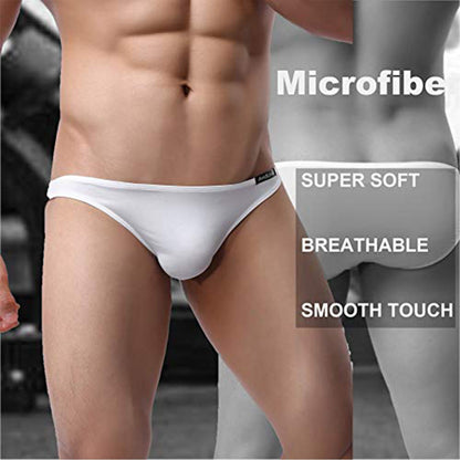 Avidlove Underwear Men's 4 Pack Classic Low Rise Stretchy Hip Briefs Bikini