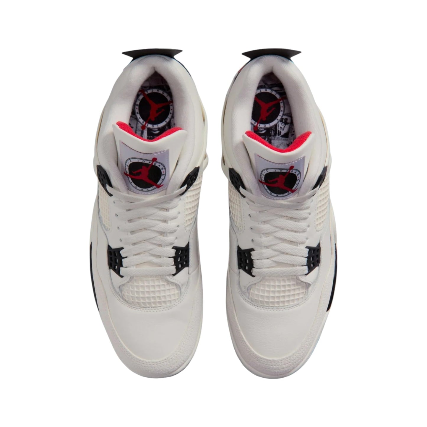 Air Jordan 4 Retro Flight Club Men's Shoes (Sail/University Red/Black) Size 7.5