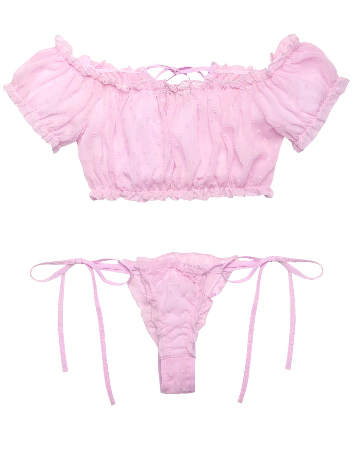 Sissiy Feminization Bra  Set- Sexy Babydoll Lingerie