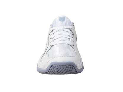 K-Swiss Women's Court Express Pickleball Shoe, White/Heather/Peach Fuzz, 7.5 M