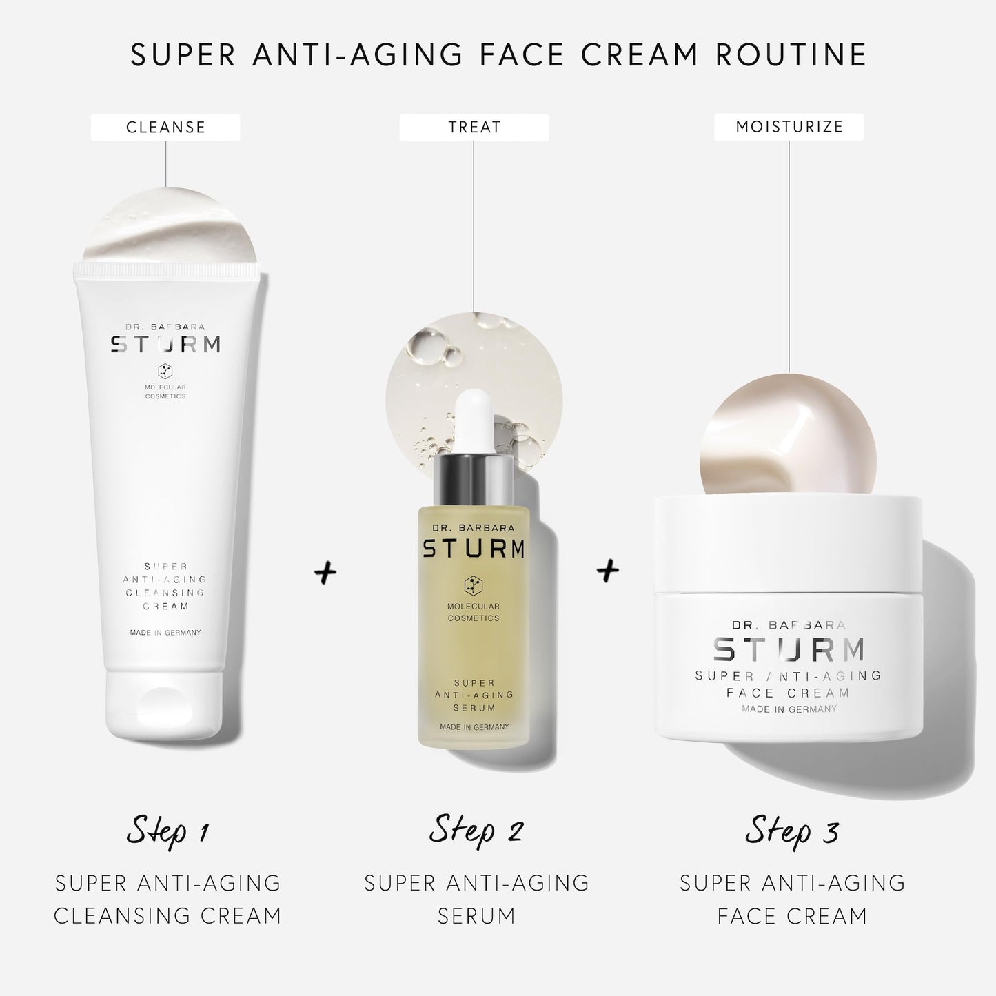 Super Anti Aging Face Cream 1.7 Fl Oz, Moisturizer Face Cream for Women, Firming Hydrating Care, Smooths Wrinkles, Luxury Skincare By Dr. Barbara Sturm