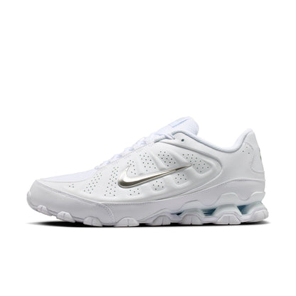 Nike Men's Reax 8 NSW Sl, White/Metallic Silver-Pure Platinum, 12