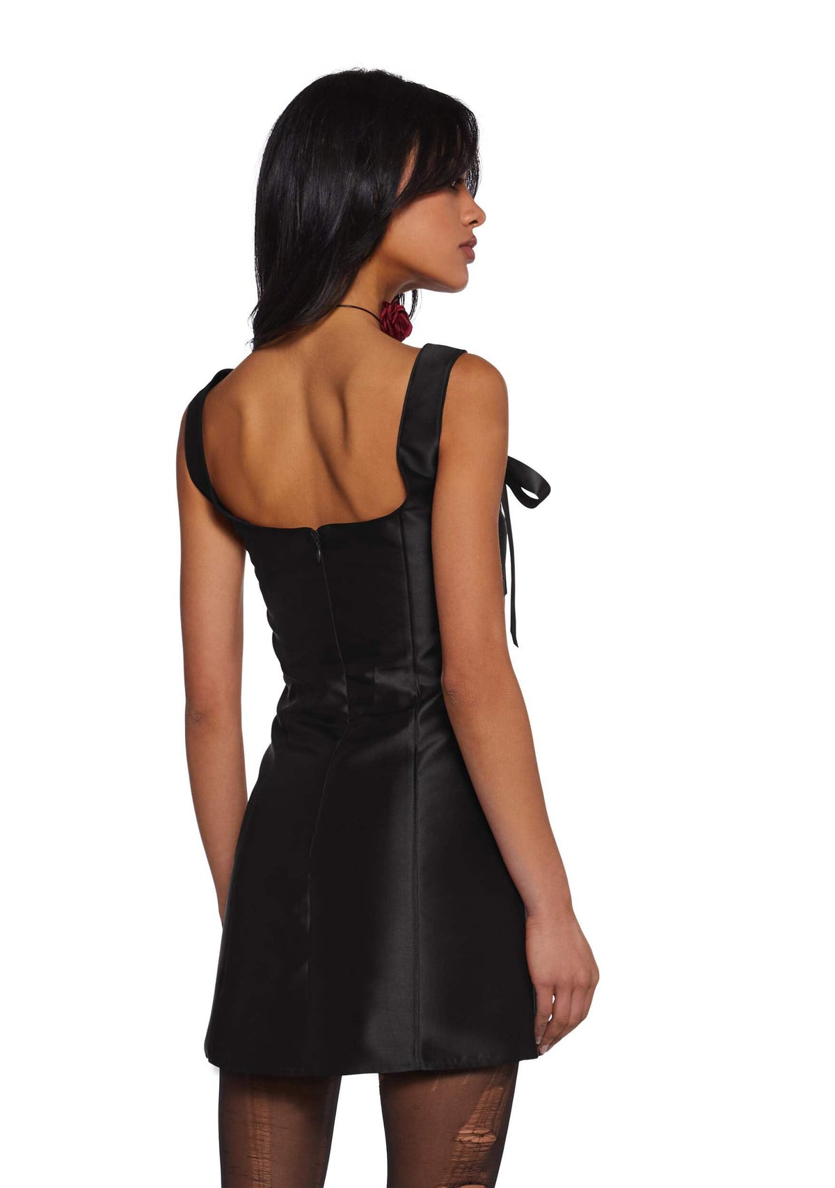Dolls Kill Pixie Stardust Mini Dress by Current Mood, Black, Small