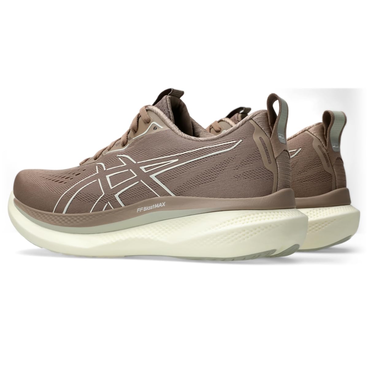 ASICS Men's GLIDERIDE MAX Running Shoes, 14, Taupe Grey/Birch