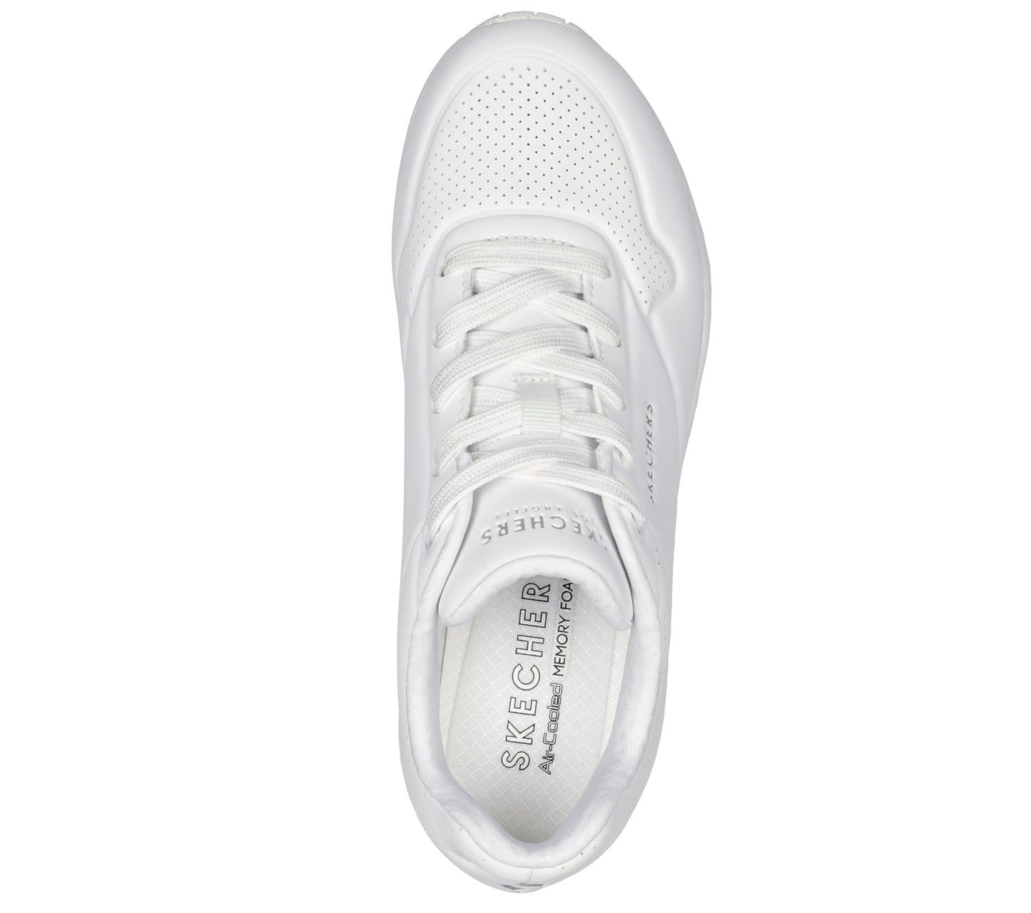 Skechers Women's Uno-Stand on Air Sneaker, White/White, 7