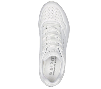Skechers Women's Uno-Stand on Air Sneaker, White/White, 7
