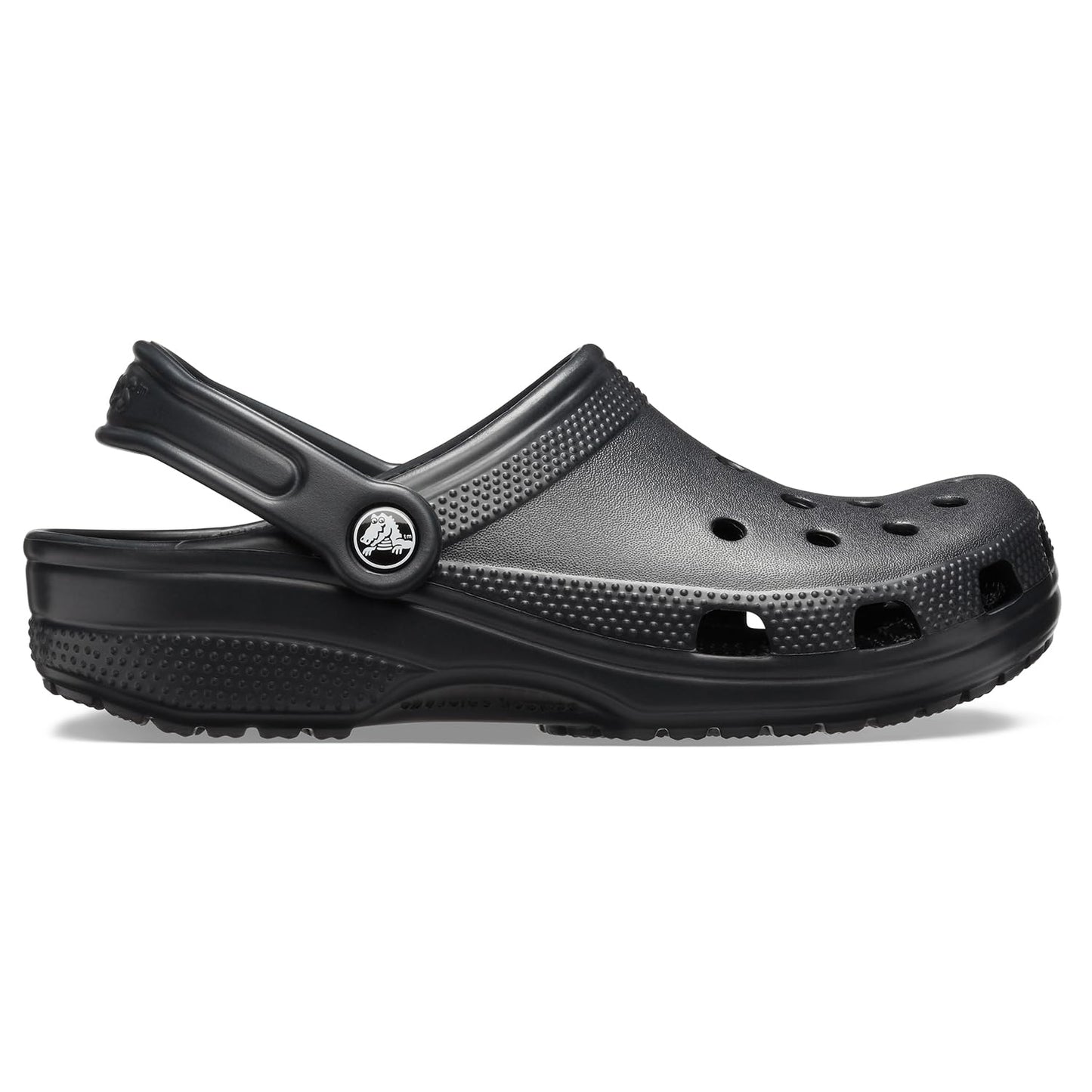 Crocs Unisex-Adult Classic Clogs, Black, 9 Women/7 Men