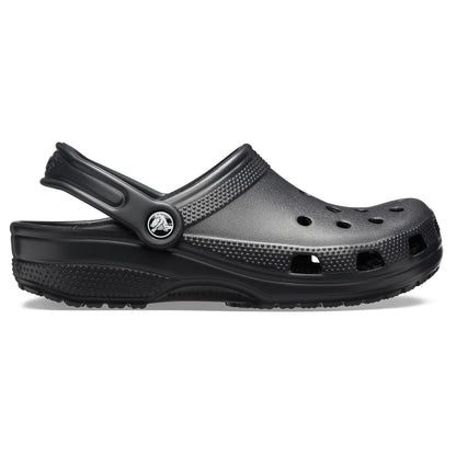 Crocs Unisex-Adult Classic Clogs, Black, 9 Women/7 Men