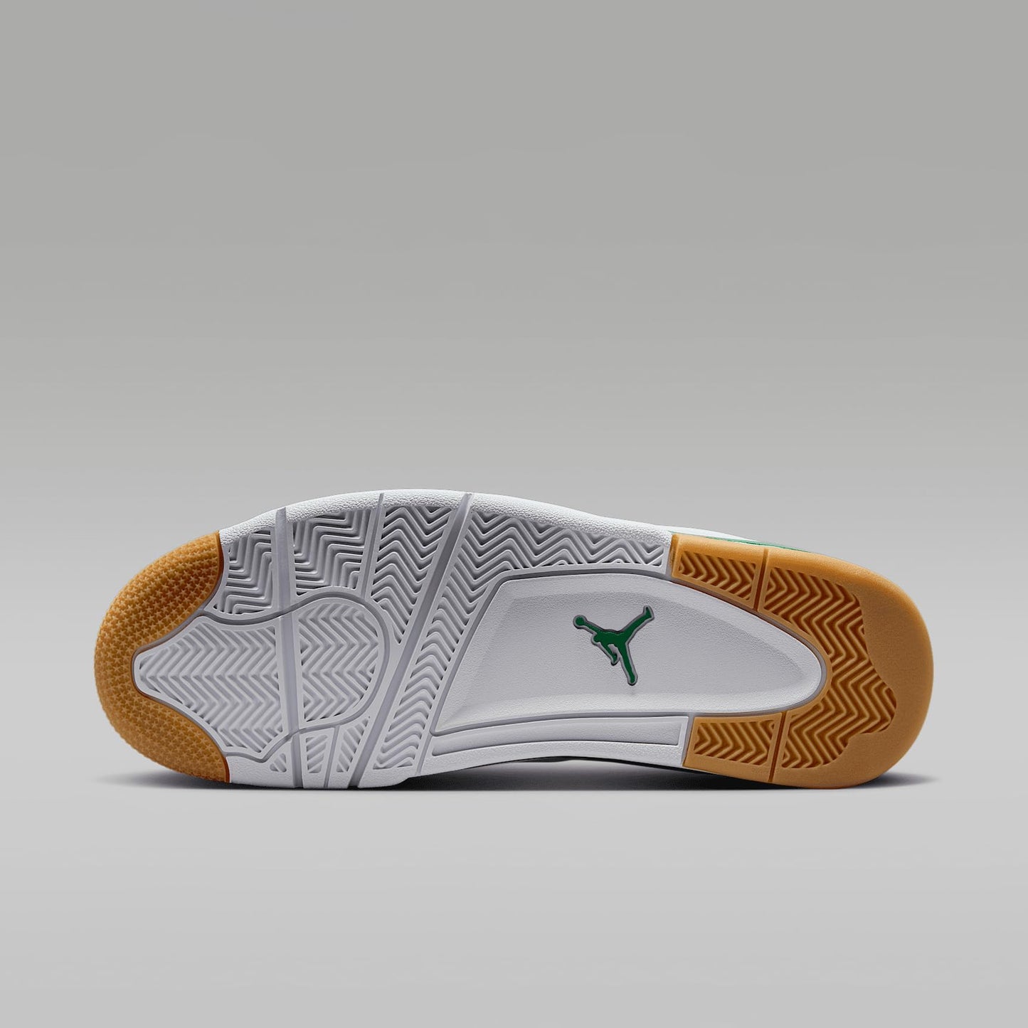 Air Jordan 4 RM Men's Shoes (FQ7939-103, White/Neutral Grey/Wolf Grey/Pine Green) Size 9.5