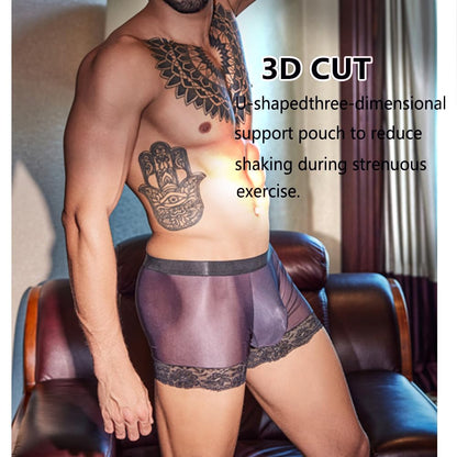 Men's Sexy Sissy Underwear Shiny Oil Glossy G-String Bikini Bulge Enhancing Ball Pouch Crossdressing Sexy Gay Lingerie Sissy Underpants For Men