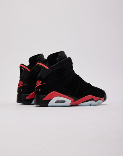 Jordan Air 6 Retro 'Infrared Salesman' (Black) Men's Casual Shoes Size 8