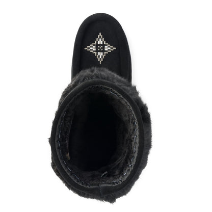 MANITOBAH WP Half Black Suede Mukluk Womens L05