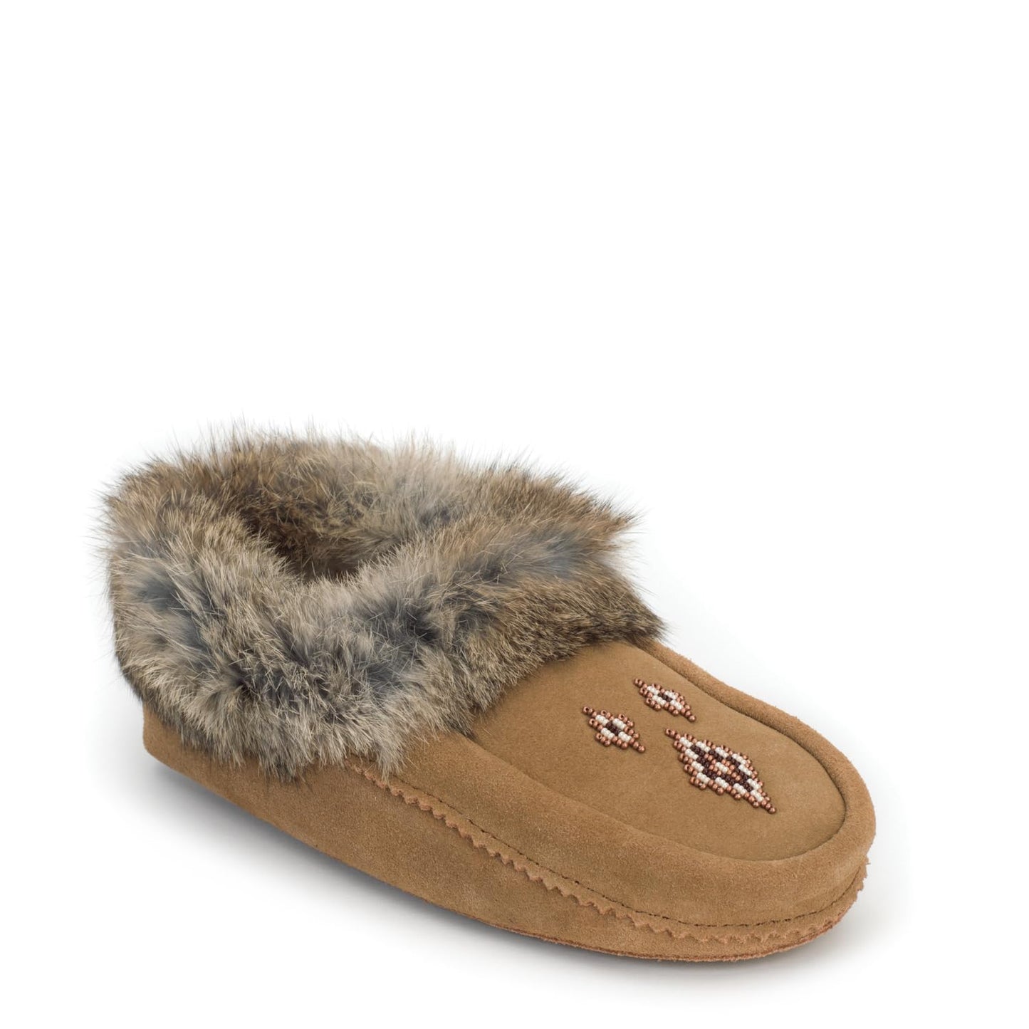 MANITOBAH Tipi Suede Moccasin Womens Oak L06