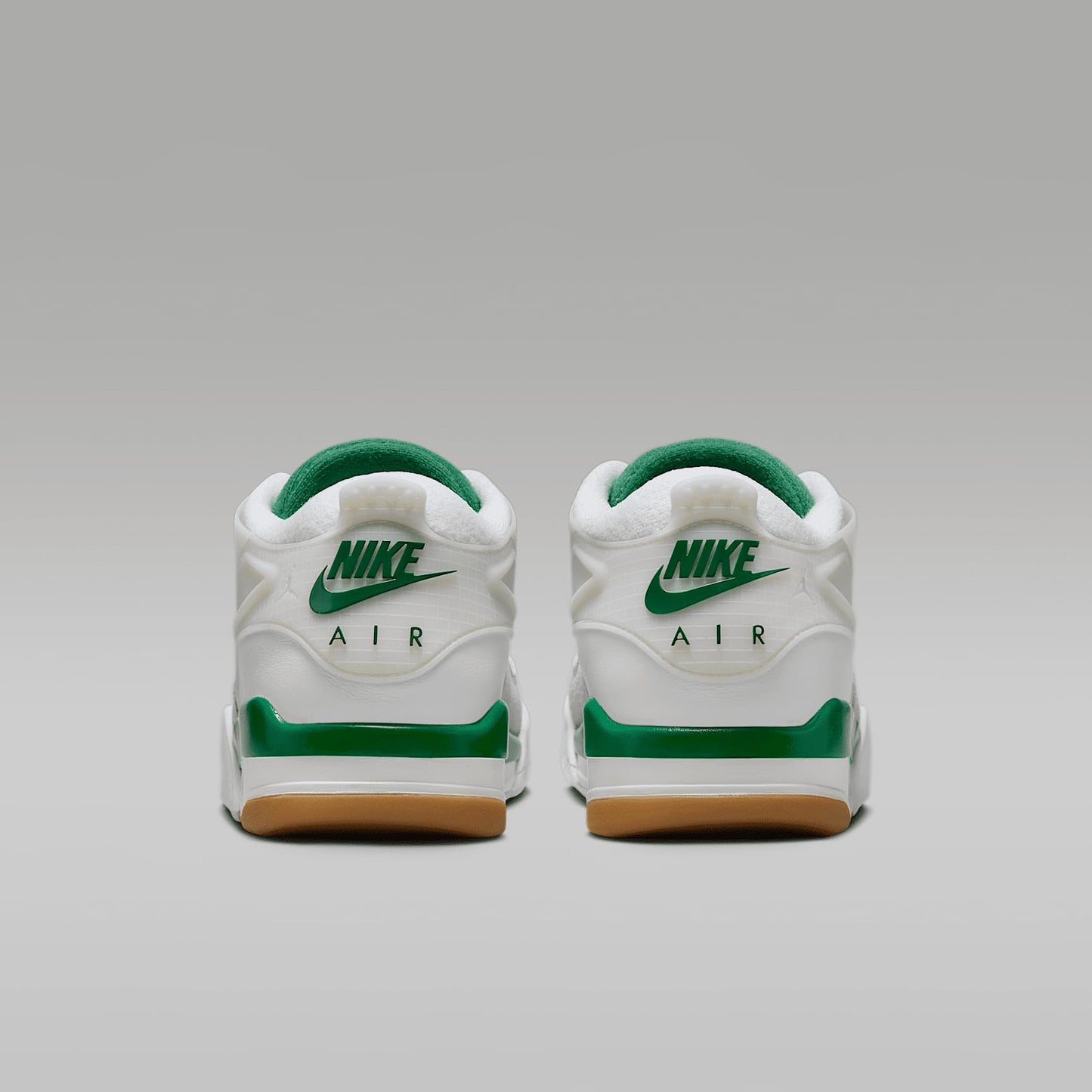 Air Jordan 4 RM Men's Shoes (FQ7939-103, White/Neutral Grey/Wolf Grey/Pine Green) Size 9.5